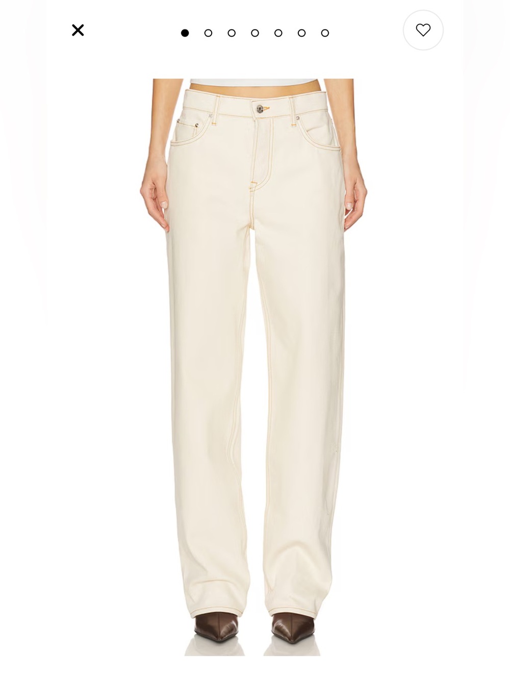 BNWT GRLFRND Straight-Leg pants